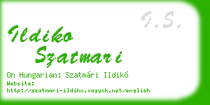 ildiko szatmari business card